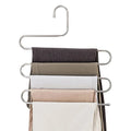 Non-Slip S-Shape Pants Hangers – Stainless Steel 3-Pack