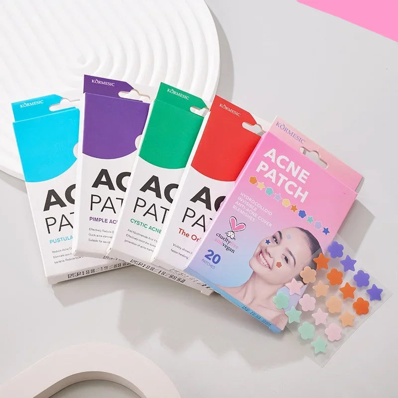 20/36pcs Acne Patches Hydrocolloid Invisible Pimple Patch for Face Fast Healing Spot Treatment Stickers for Overnight Makeup Oasis Select