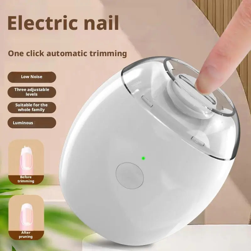 2-in-1 Electric Nail Clipper & Grinder with LED Light Electric Nail Clipper Oasis Select