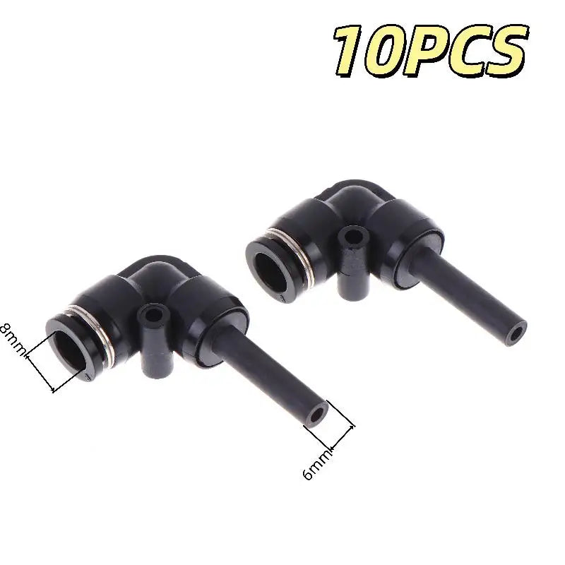PLJ Pneumatic Quick-Insert Reducing Connector 4–10mm | 2/10 Pcs