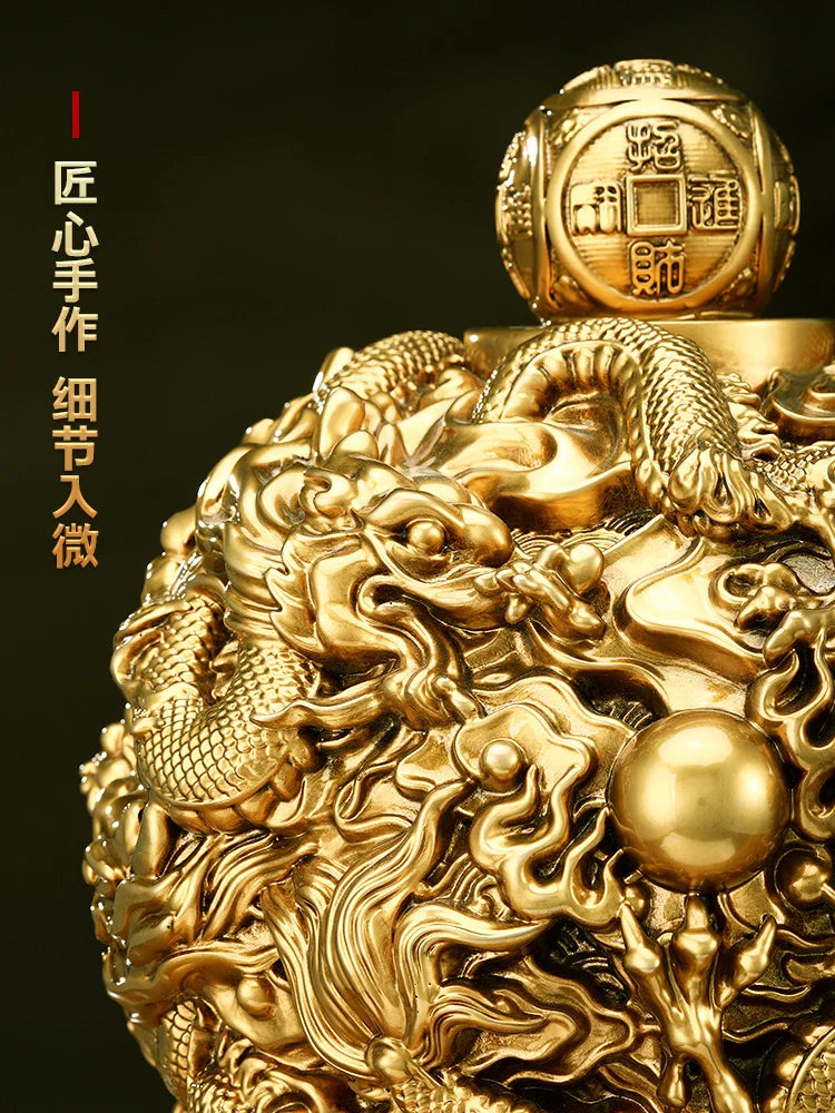 Fortune to turn the dragon turn the universe adornment adornment adornment office desktop store opening gift Oasis Select