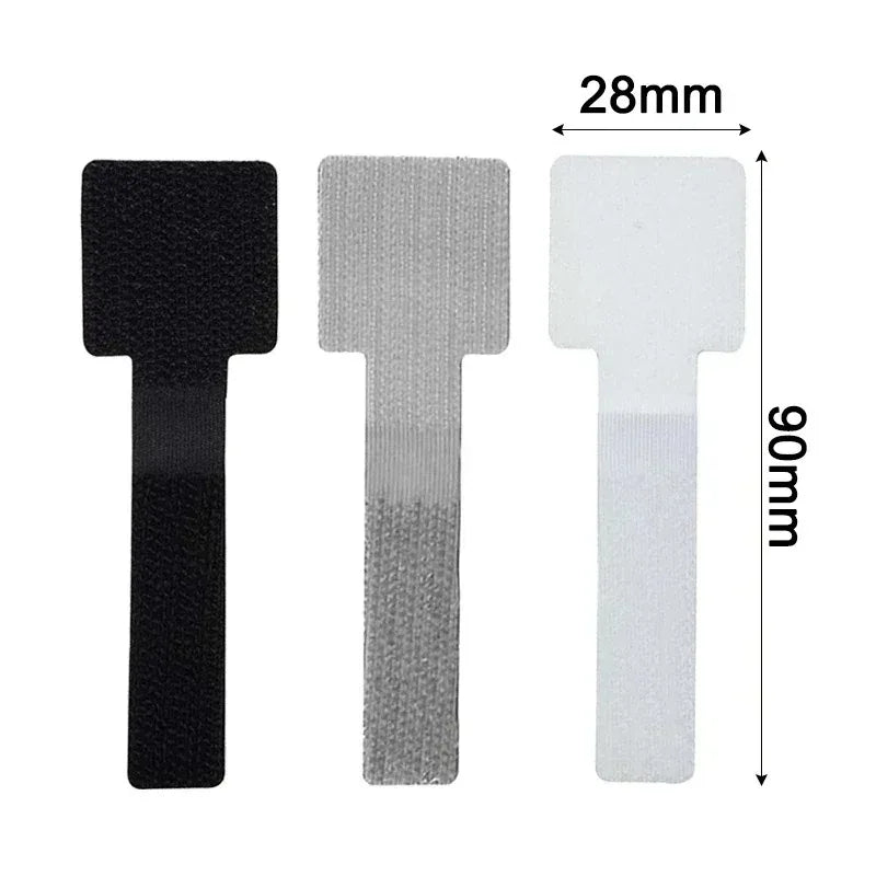 New Reusable Cable Ties Velcro Ties Self-Adhesive Power Cord Cable Holder Adjustable Cord Storage Desktop Organiser Manager Oasis Select