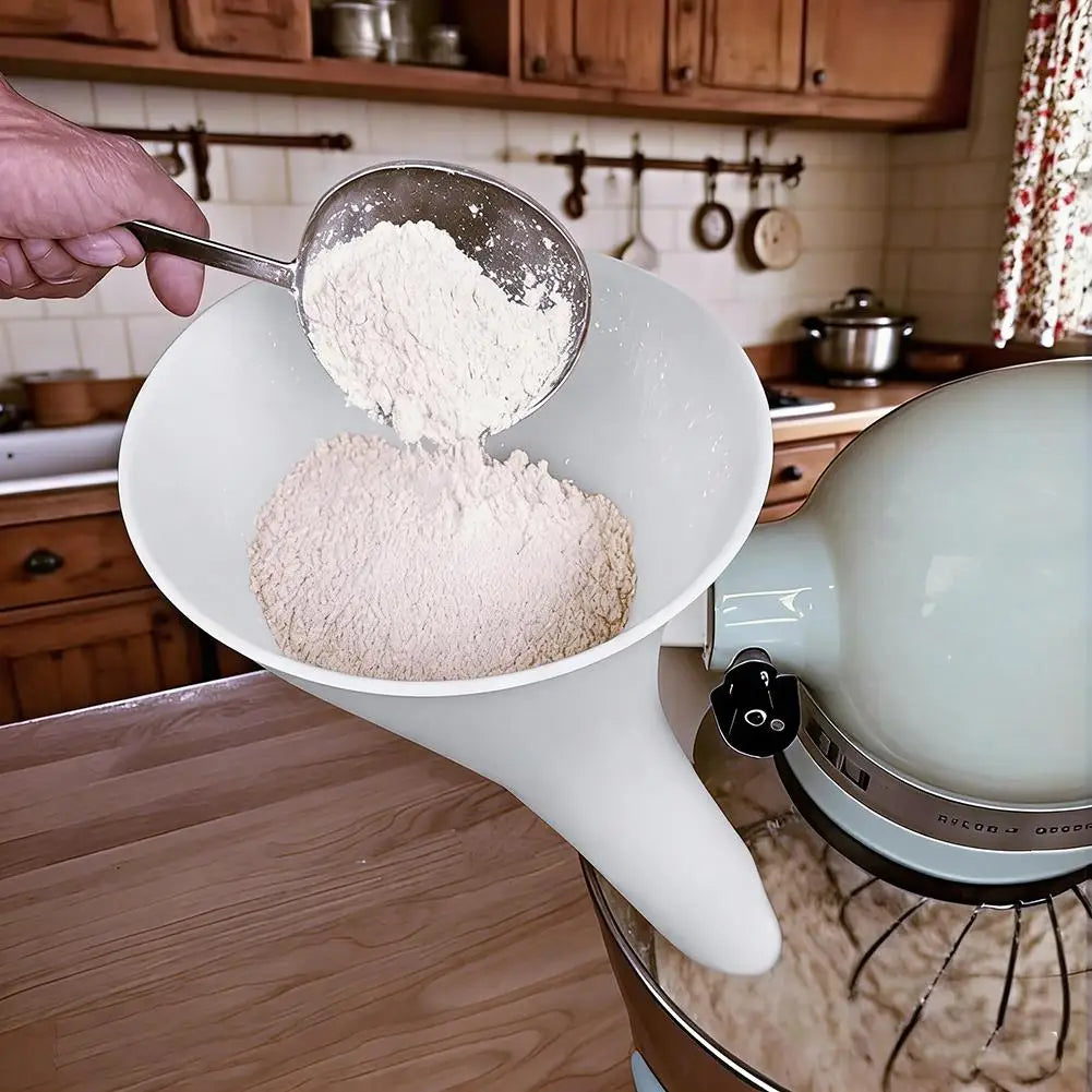 For Artisan Ksm150 5 Enables Guided Pouring Easy Pouring Design Flour Funnel - Prevents Spills & Messes, Kitchen Aid Funnel Tool Oasis Select
