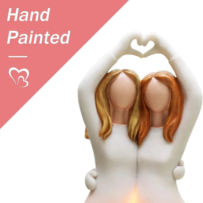 Gifts For Friend, Women- Candle Holder Warm LED Candle, Birthday Warm Gifts For Her, Mom, Best Friend, Female Friendship Oasis Select