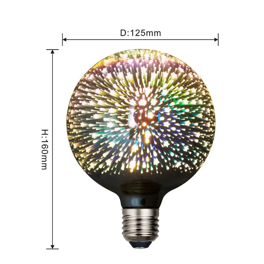 Vintage Heart Glass LED Atmosphere Bulb | Bar & Home Décor Decorative LED Bulb Oasis Select D