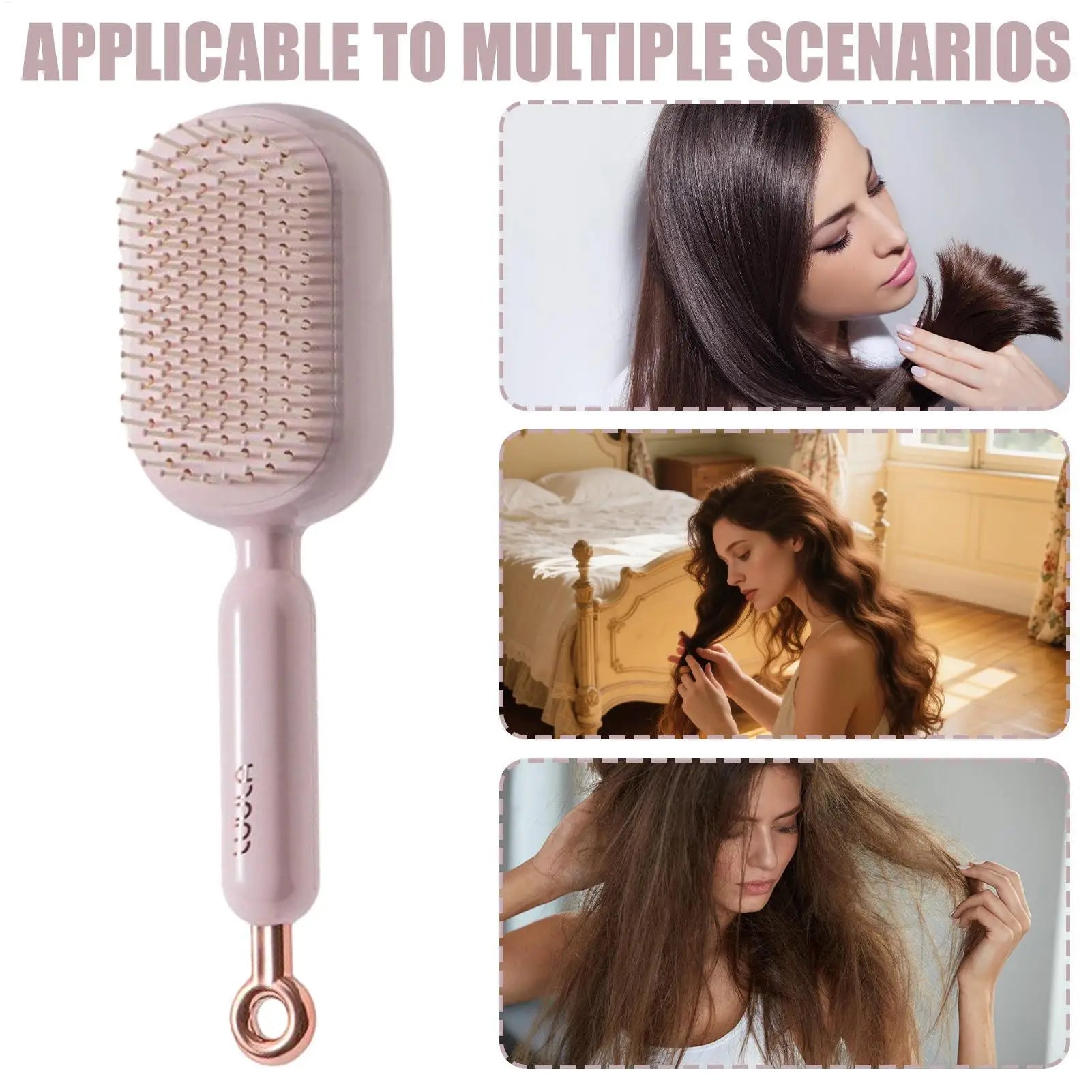 Hair Massage Air Cushion Comb Brush Scalp Hairbrush Detangle Anti Static Salon SPA Hairdressing Comb Retractable Hair Brush Oasis Select