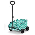 Small Pet Cart Dog Cat Teddy for Trips Pet Dog Cart Lightweight Folding Shopping Cart Dog Stroller Oasis Select green