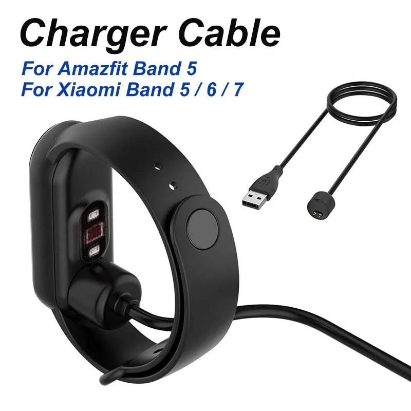 Magnetic USB Charger Cable for Xiaomi Mi Band 5 6 7 & Amazfit 5 Magnetic Charging Cable Oasis Select