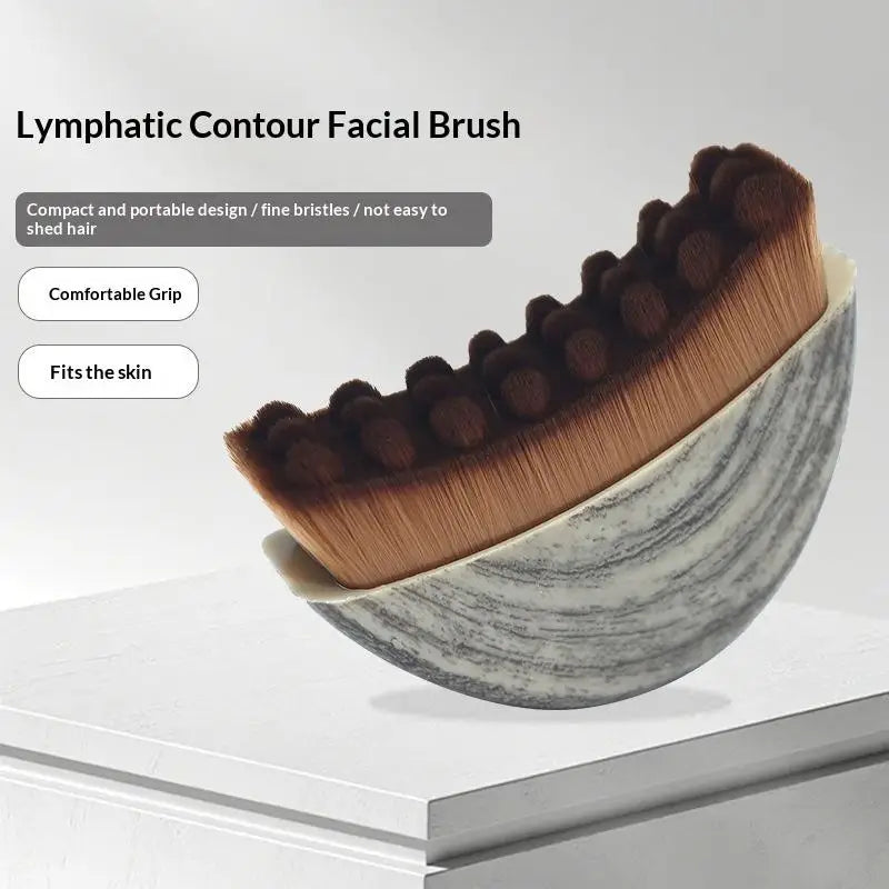 SUSU 1Pcs Facial Sculpting Tool Lymphatic Contour Face Brush Multi-function Chin Reduce Puffiness Lymphatic Drainage Face Brushs Oasis Select