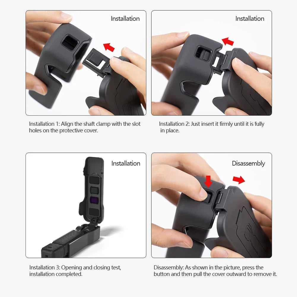 DJI Osmo Pocket 3 Flip Case with 5 Filter Slots | Anti-Scratch