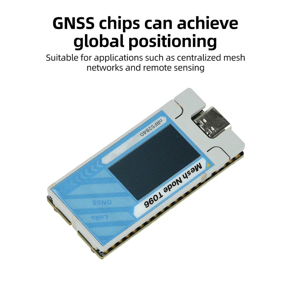Mesh Node T096 Heltec Meshtastic MeshCore Development Board nRF52840 SX1262 BT LoRa GNSS Communication Dev-board 863-928 MHz Oasis Select