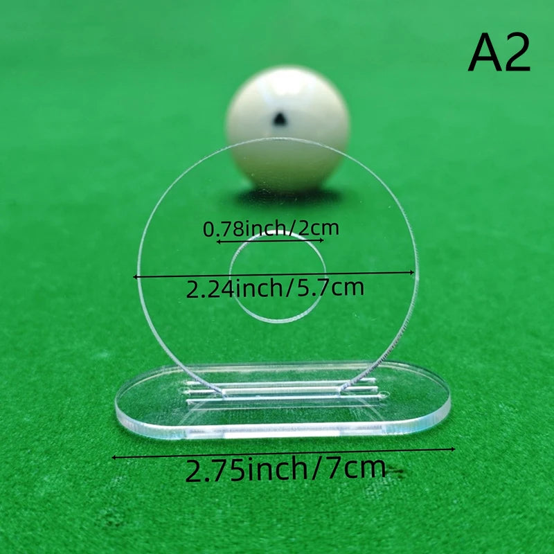 Billiard Rod Trainer Billiard Stroke Exerciser Transparent 1/5 Holes Pool Cue Stroke Training Device Billiards Accessories Oasis Select A2