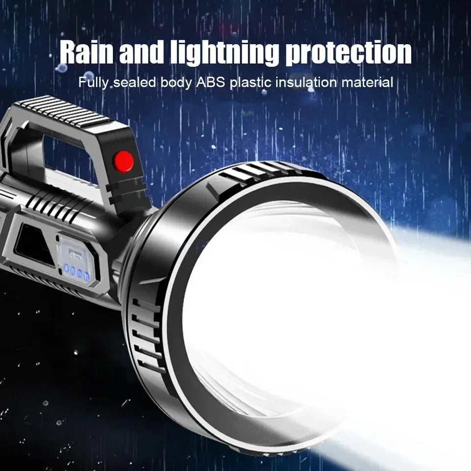 ESMARTER 1300 Lumen LED Spotlight Flashlight | USB Rechargeable