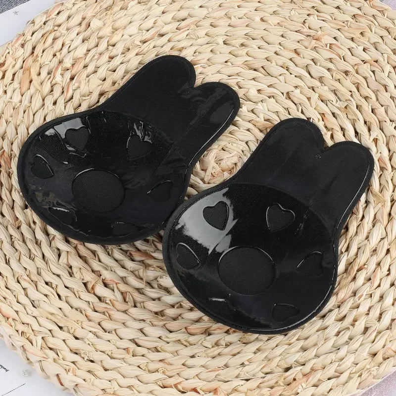 Women Breast Lifting Stickers Push Up Bras Silicone Invisible Chest Strapless Breast Rabbit Lift Up Tape Nipple Cover Bra Pads Oasis Select