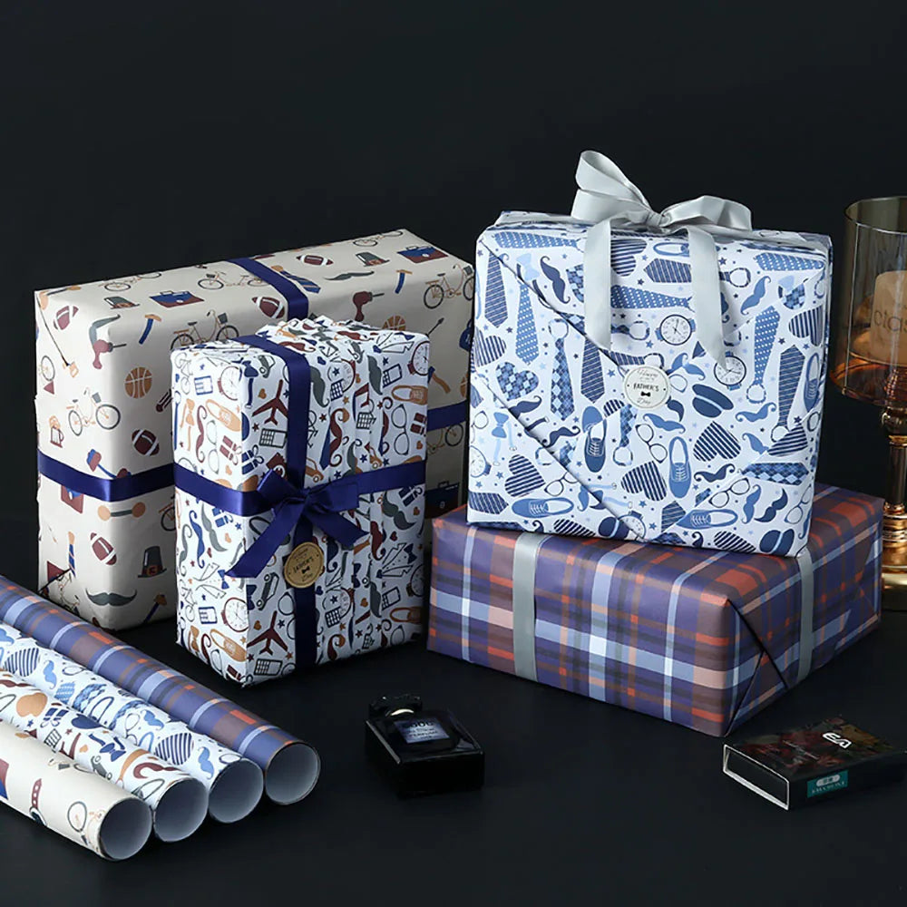 50x70cm Men's Gift Wrapping Paper | Birthday & Father's Day