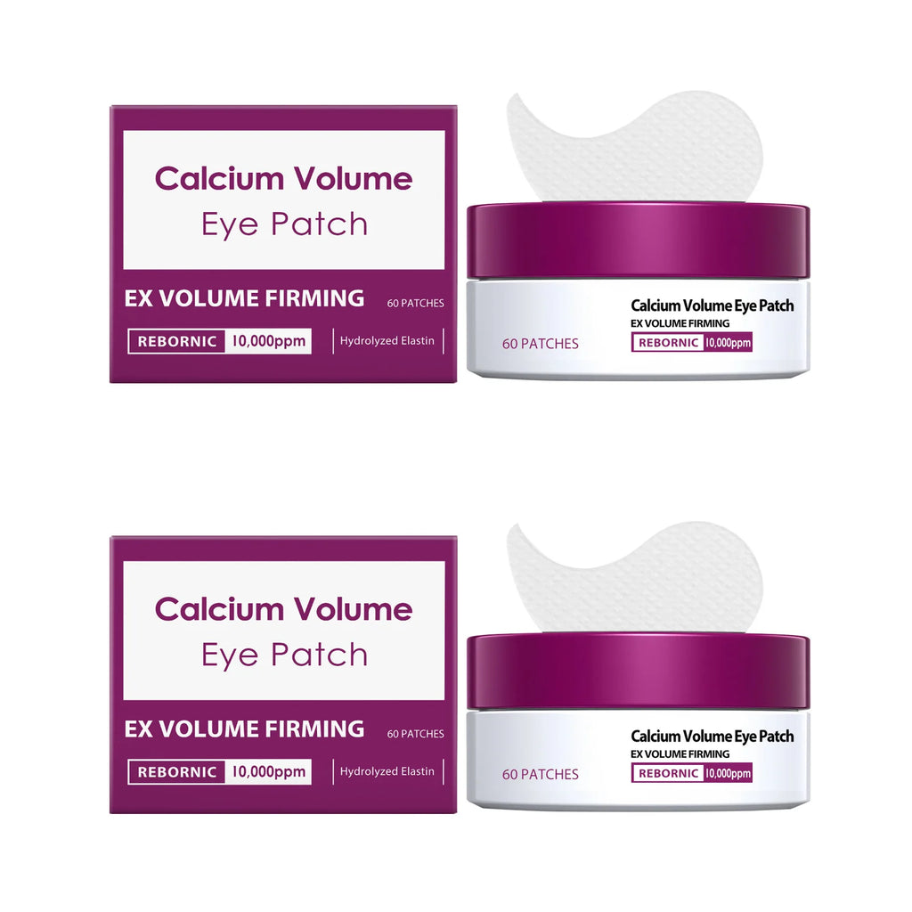 Calcium Volume Eye Patch Hydrating Smoothing Eye Treatment Anti-Puffiness Lifting Firming Eye Area Soft Smooth Eye Patch Oasis Select 2 x 60patches