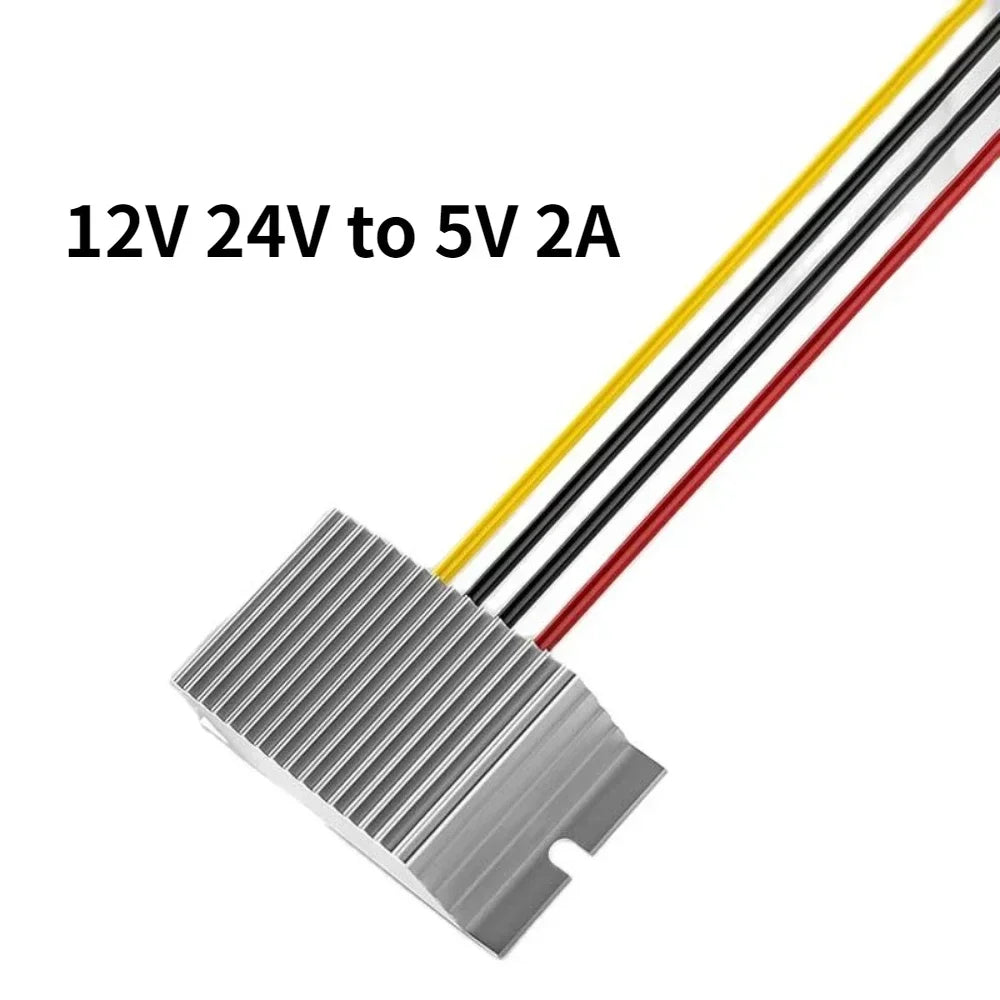 24V to 5V1A-5A 12V to 5V 5A 25W Power Converter Input Voltage 8-36V DC Step-down Module Buck to 5V Switching Power Supply Oasis Select 12V 24V to 5V 2A 12V24V(8-36V) 5V