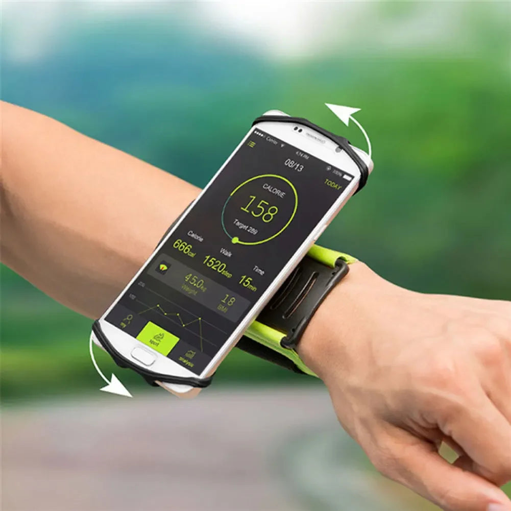 Sports Armband Phone Holder – 4"–6.5" Running & Cycling Wristband