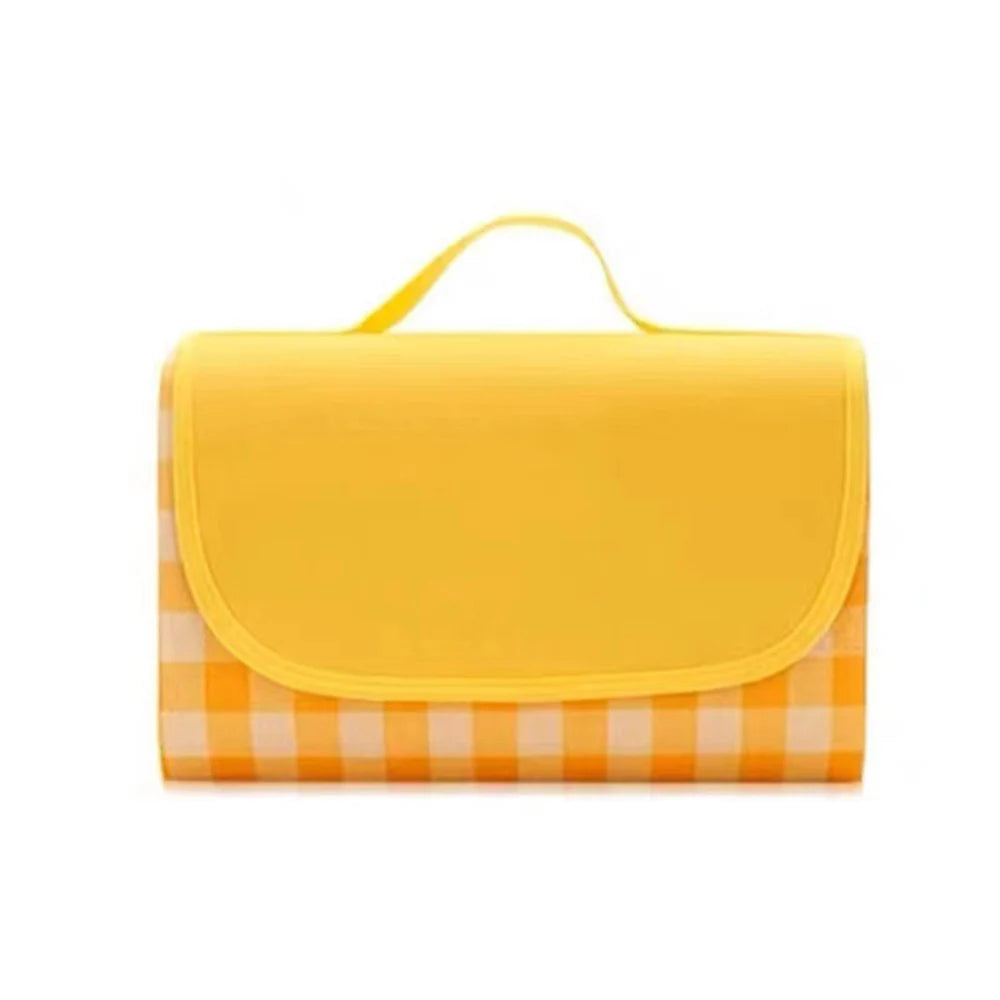 Portable Camping Mat Big Picnic Blanket Sandproof Waterproof Beach Mats Traveling Hiking Outdoor Camping BBQ Grass Parks Oasis Select YELLOW