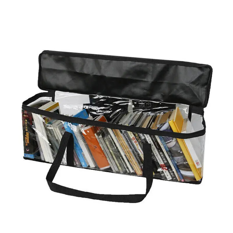 Large Clear Holds DVD CD Storage Holder Easy Zip Closure Carry Bag Organizer Oasis Select