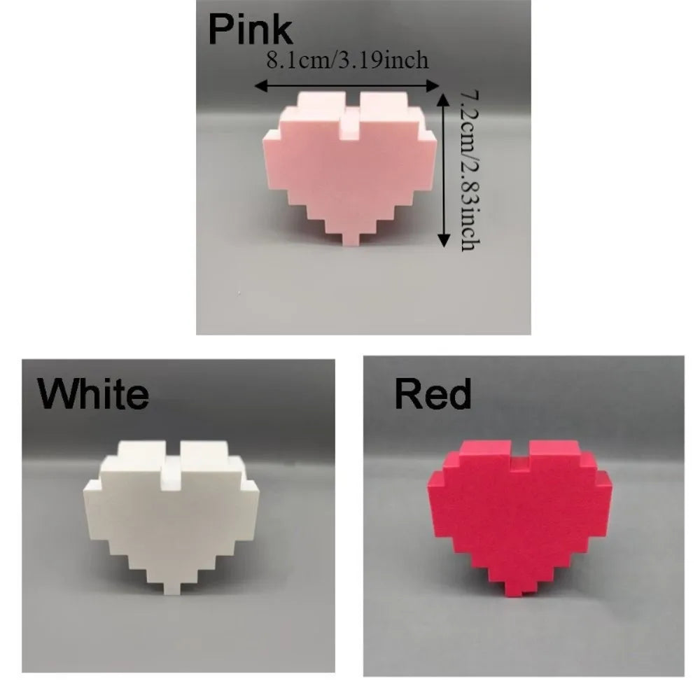 3D Printed Heart Controller Holder Stable Base Game Accessory Stand Desktop Display Rack Decor Storage Organizer for Gamers Gift Oasis Select