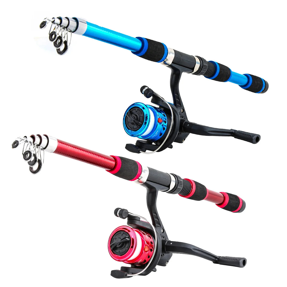 Ultra Short Couple Parent Child Double Rod Wheel Set 1.8m 2.1m Fishing Rod Fishing Gear Equipment Complete Set Oasis Select