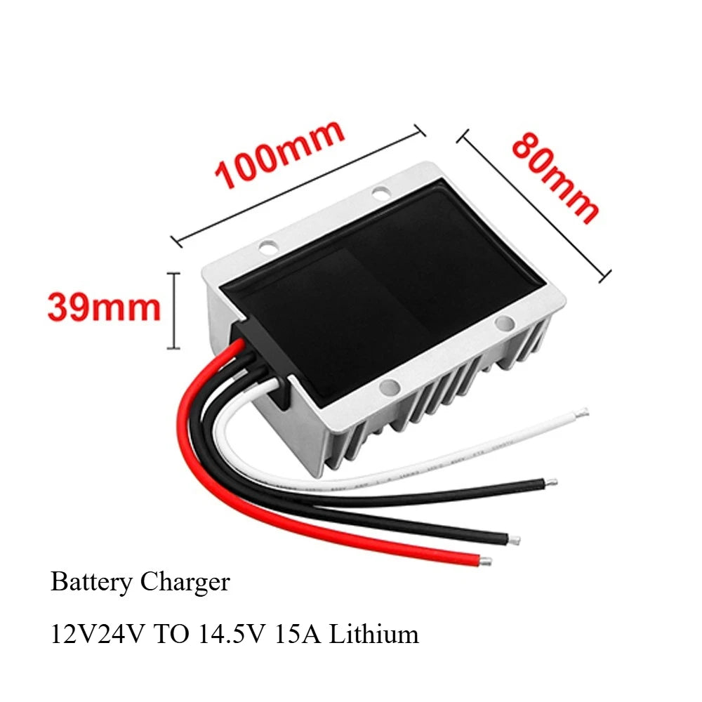 9V-36V 12V24V to 16.8V 13.8V 12.6V 14.5V 5A-20A 12V BOOST Lithium Battery Chargers DC DC Charger BUCK For Dual-battery System Oasis Select 14.5V 15A Lithium 9V-36V