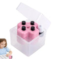 Math Roller Stamp Set 4 in 1 Math Practice Stamp Addition Subtraction Multiplication Division Randomized Stamp for Preschool Oasis Select Pink
