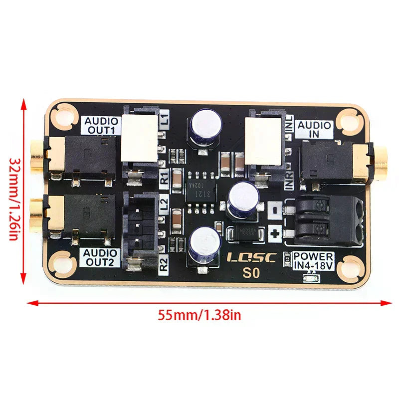 Audio Isolation Noise Reduction Module Audio DSP Common Ground Amplifier Board Oasis Select Onesize
