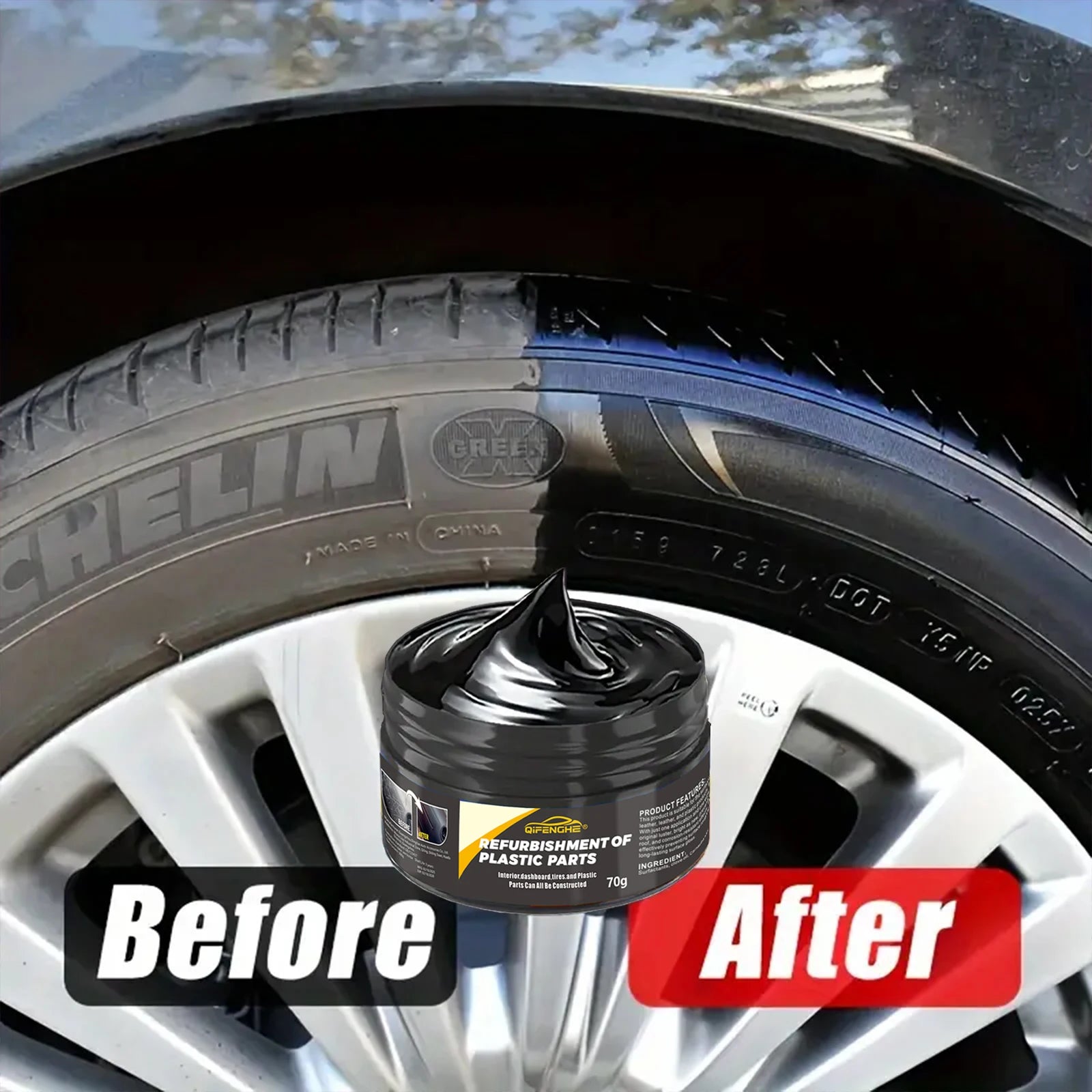 Car Plastic Restore & Polish Wax – Scratch Repair & Anti-Aging