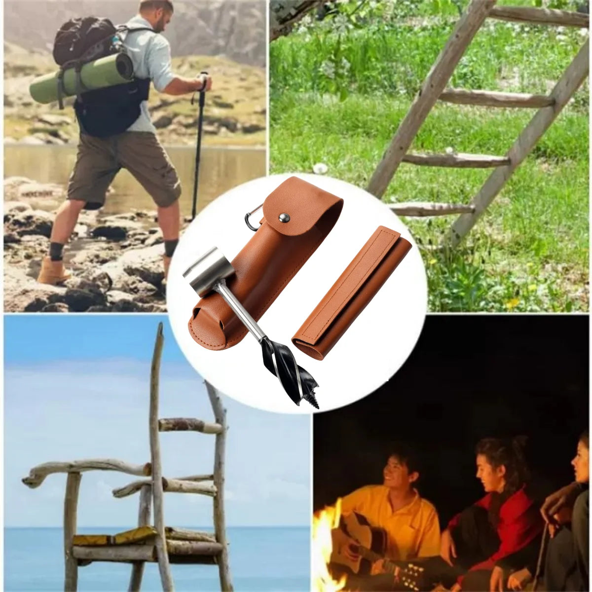 SLADE Auger Wrench Hand Drill – Bushcraft & Survival Tool Survival Hand Drill Oasis Select