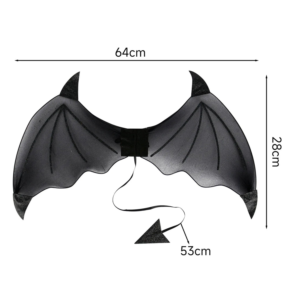 New Arrival Halloween Party Devil Headband & Magic Wand - Performance Props for Festive Atmosphere Oasis Select