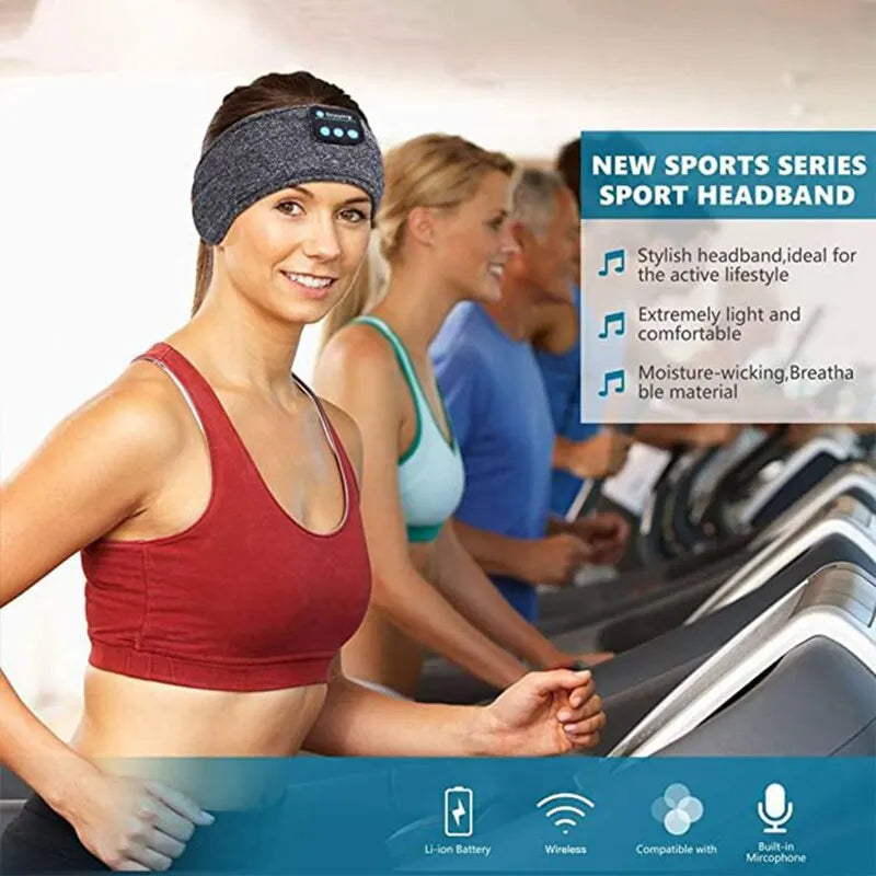 Fone Bluetooth Earphones Sports Sleeping Headband Elastic Wireless Headphones Music Eye Mask Wireless Bluetooth Headset Headband Oasis Select