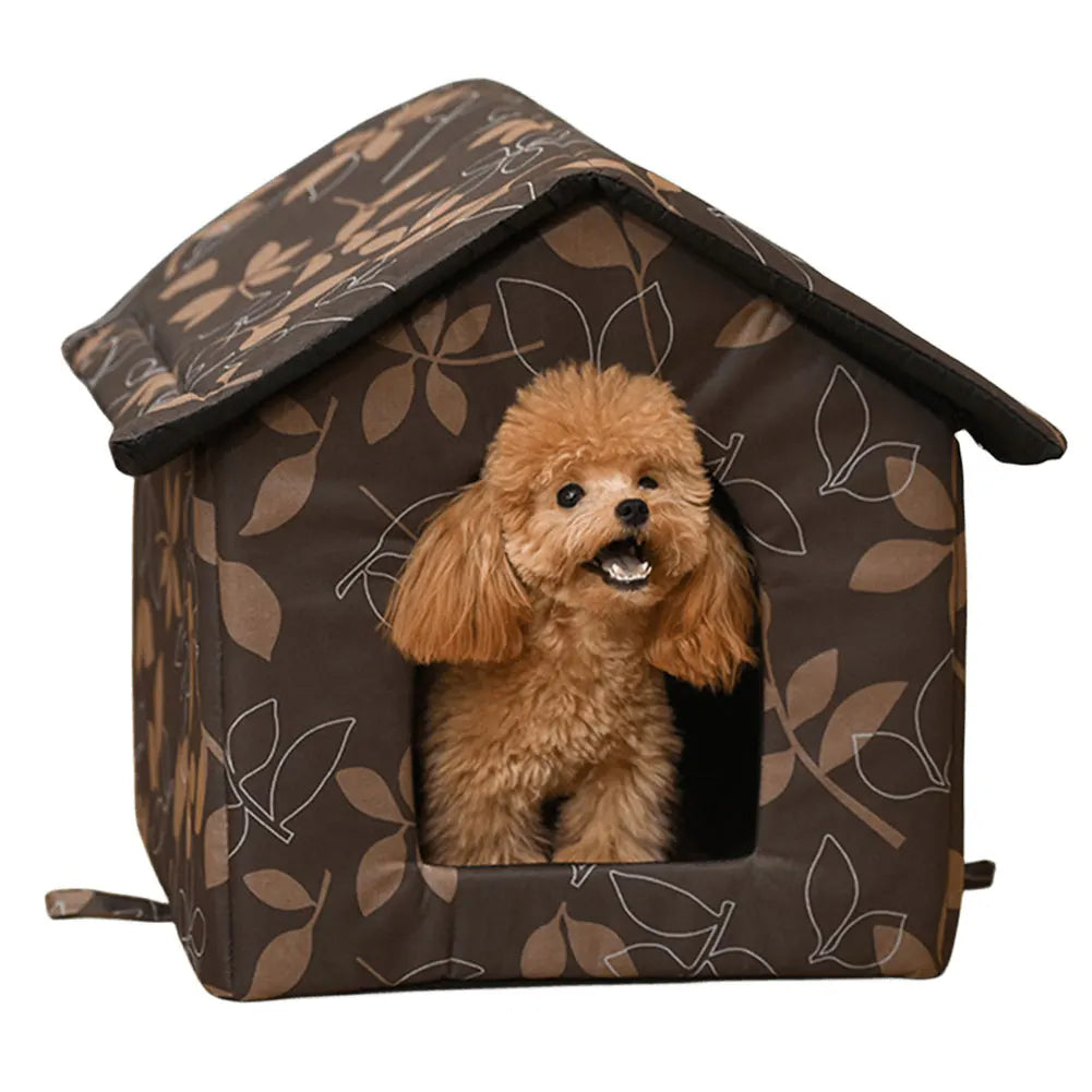 Waterproof Pet Bed House – Puppy Kennel & Kitten Cave Hut Pet Bed House Oasis Select