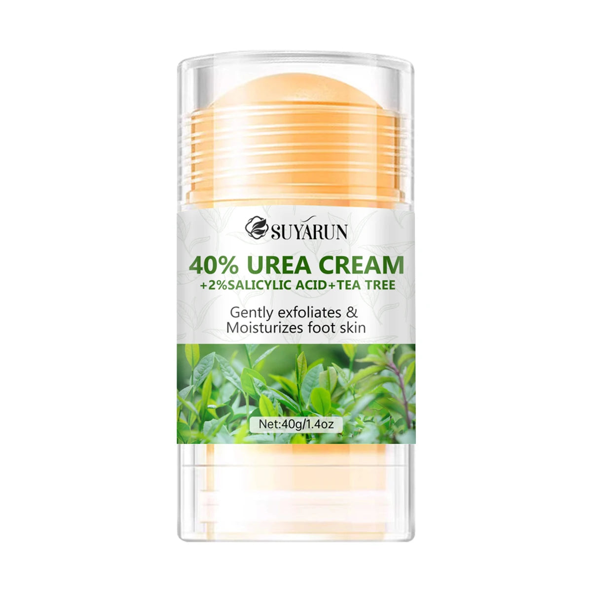 SUYARUN Salicylic Acid Urea Tea Tree Stick - Anti-Blemish, Exfoliating Foot & Face Care, Dead Skin Removal, Moisturizing. Oasis Select 40g