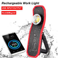 USB Rechargeable Magnetic Lantern Portable LED COB Flashlight Torch Camping Hanging Hook Lamp High-Low Modes Lighting Work Light Oasis Select Default Title