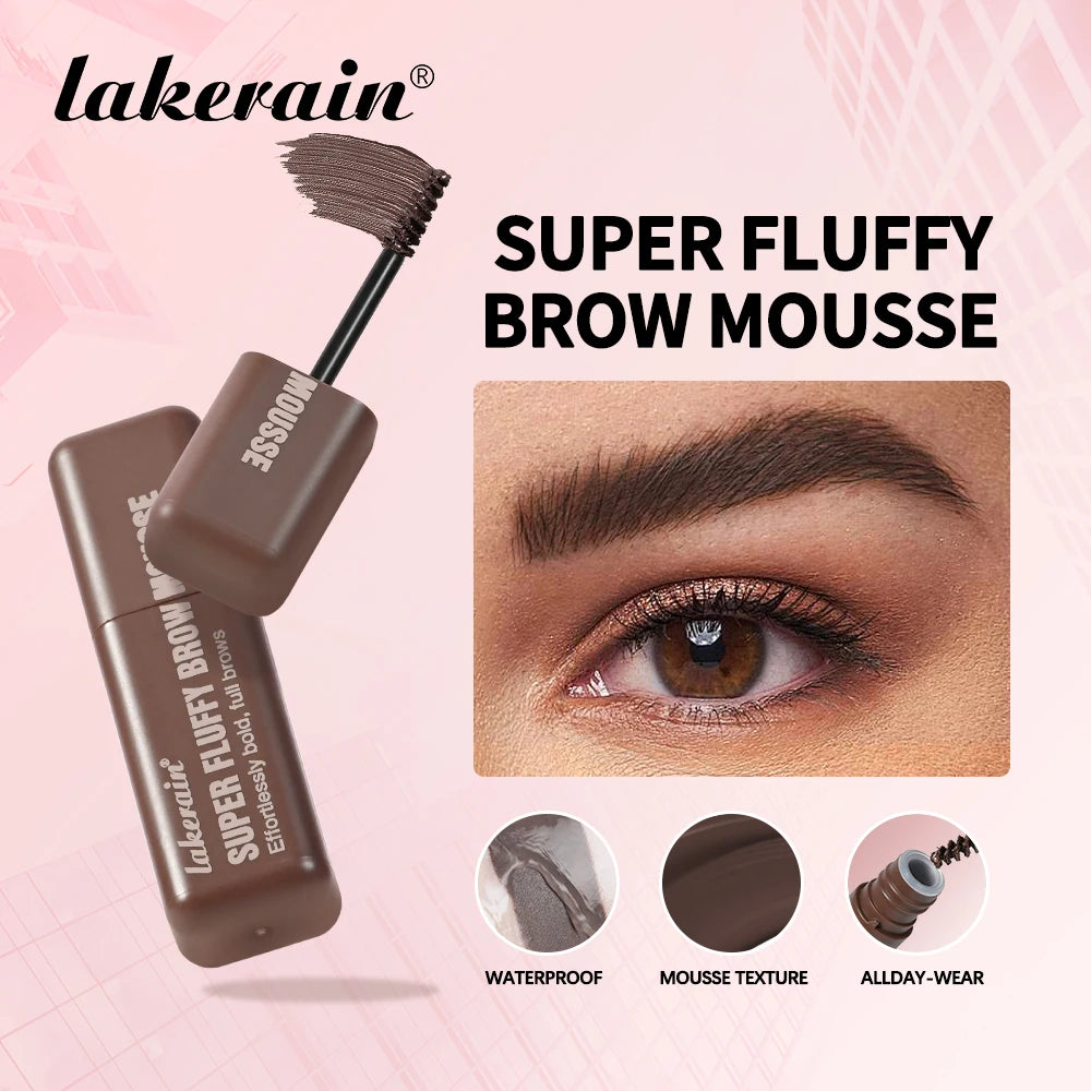 Superfluff Volumizing Brow Mousse Eyebrow Gel Thick Eyebrows Tint Tinted Brow Gel Multiple Color Long-Lasting Waterproof Makeup Oasis Select