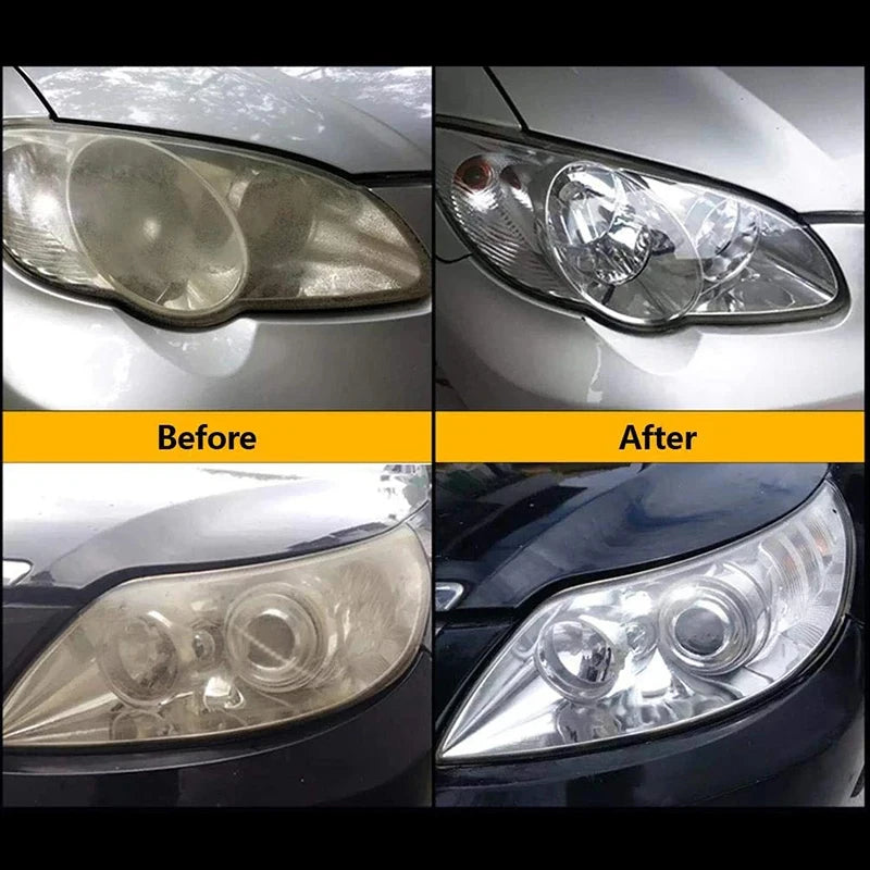 Car Headlight Restoration Kit Headlights Liquid Polymer Repair Polish Kit Headlamp Anti-Scratch Detailing Cleaning Maintenance Oasis Select