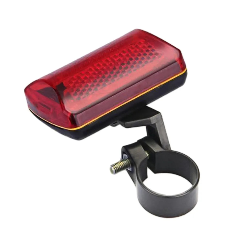 1pc Bicycle Tail Light Plastic Waterproof Rear Light 5 Red Strong LED Signal Light For MTB Bike Road Bike Bicycle Accessories Oasis Select