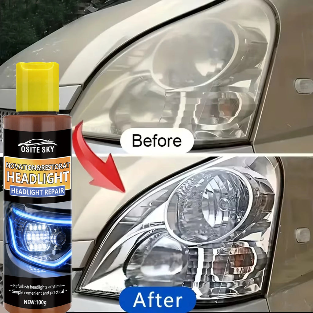 Car Headlight Lens Restoration Kit – Repair & Clarity Fluid Headlight Restoration Kit Oasis Select