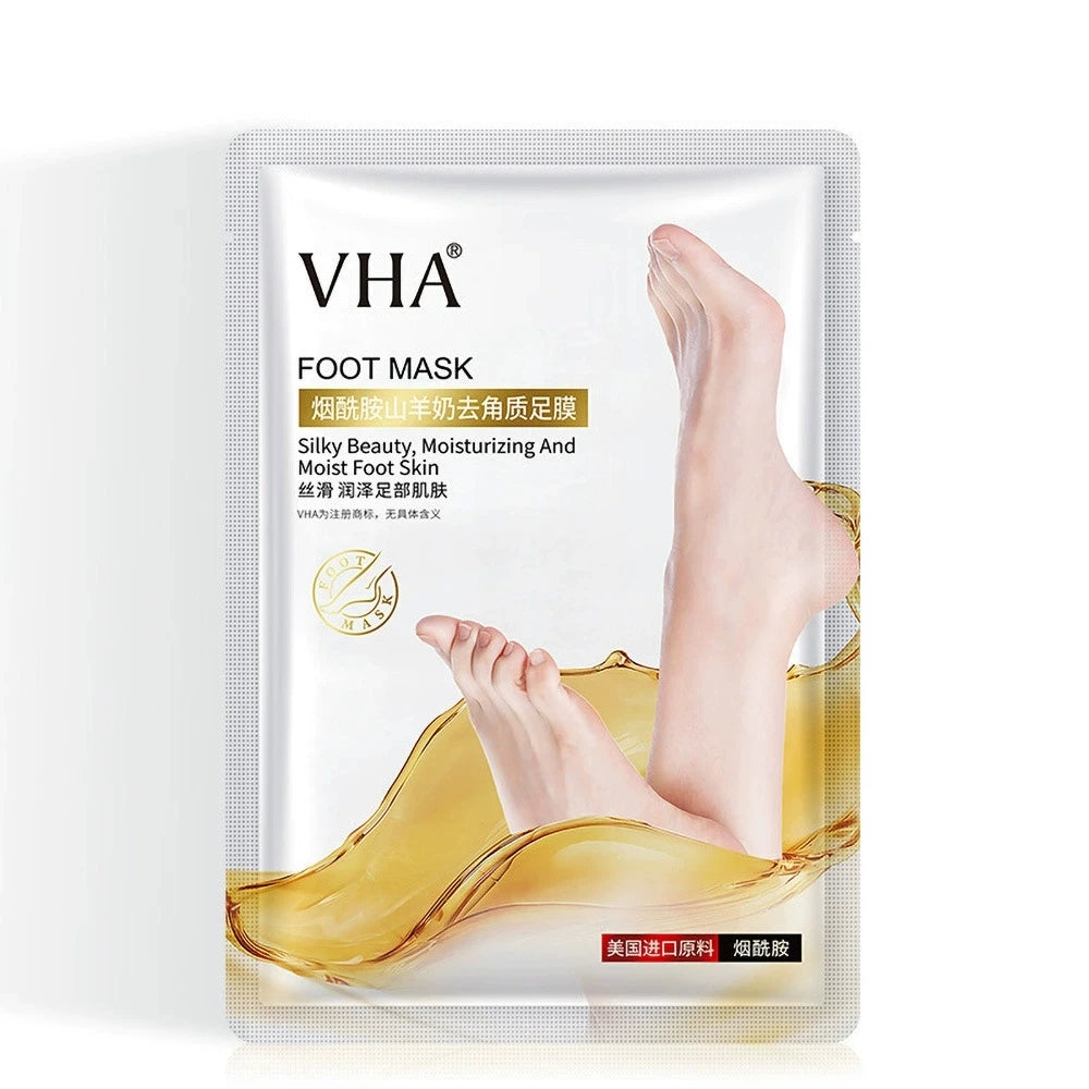 Goat Milk Exfoliating Foot Mask – Remove Dead Skin & Moisturize Exfoliating Foot Mask Oasis Select