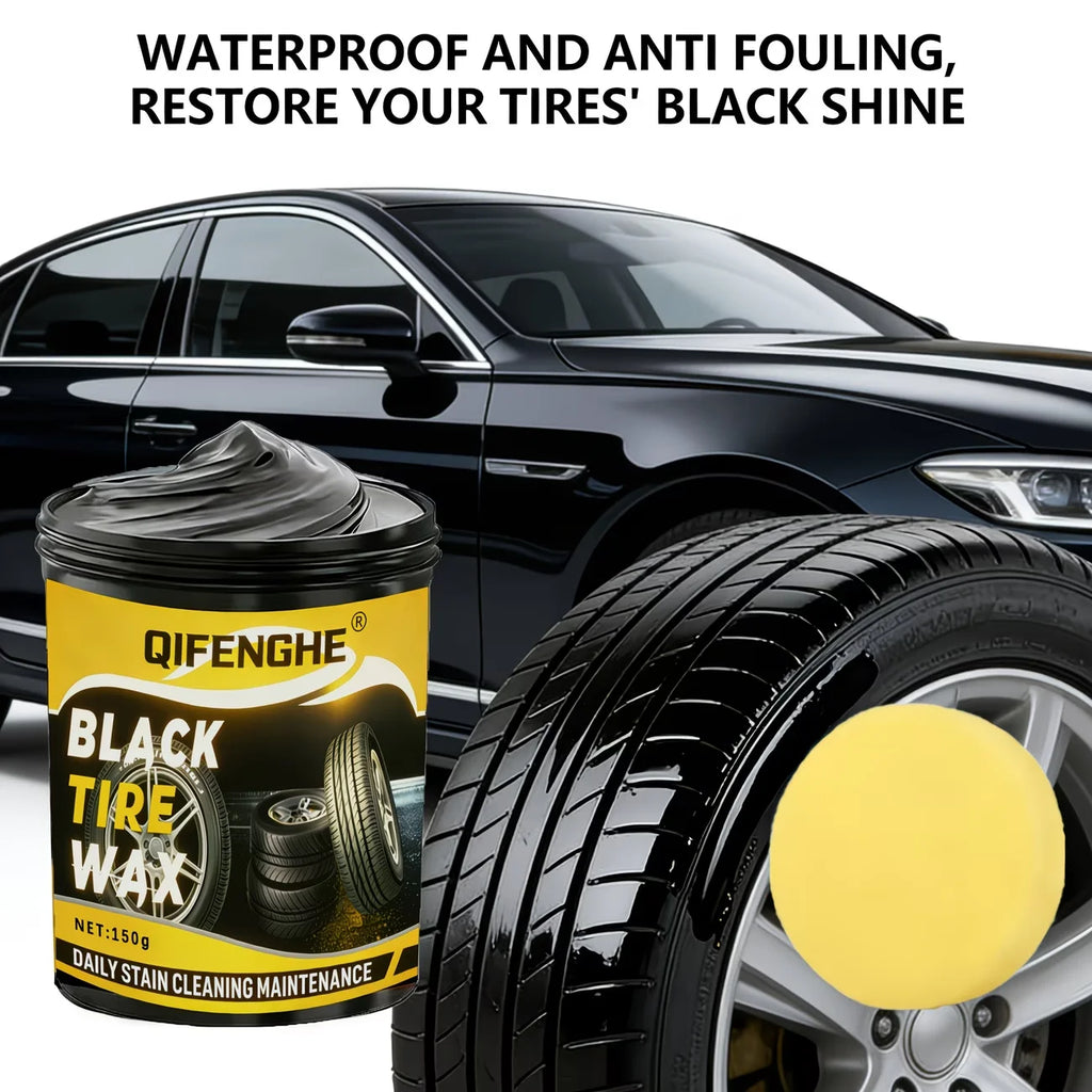 Black Tire Wax – Car Tire Polish, Cleaner & Long-Lasting Shine