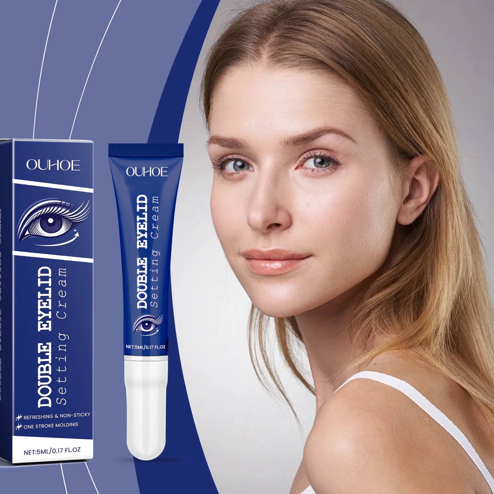 Double Eyelids Shaping Cream Traceless Tightening Waterproof Enhance Eye Styling Quick Dry Lasting Lifting Eyelid Defining Cream Oasis Select