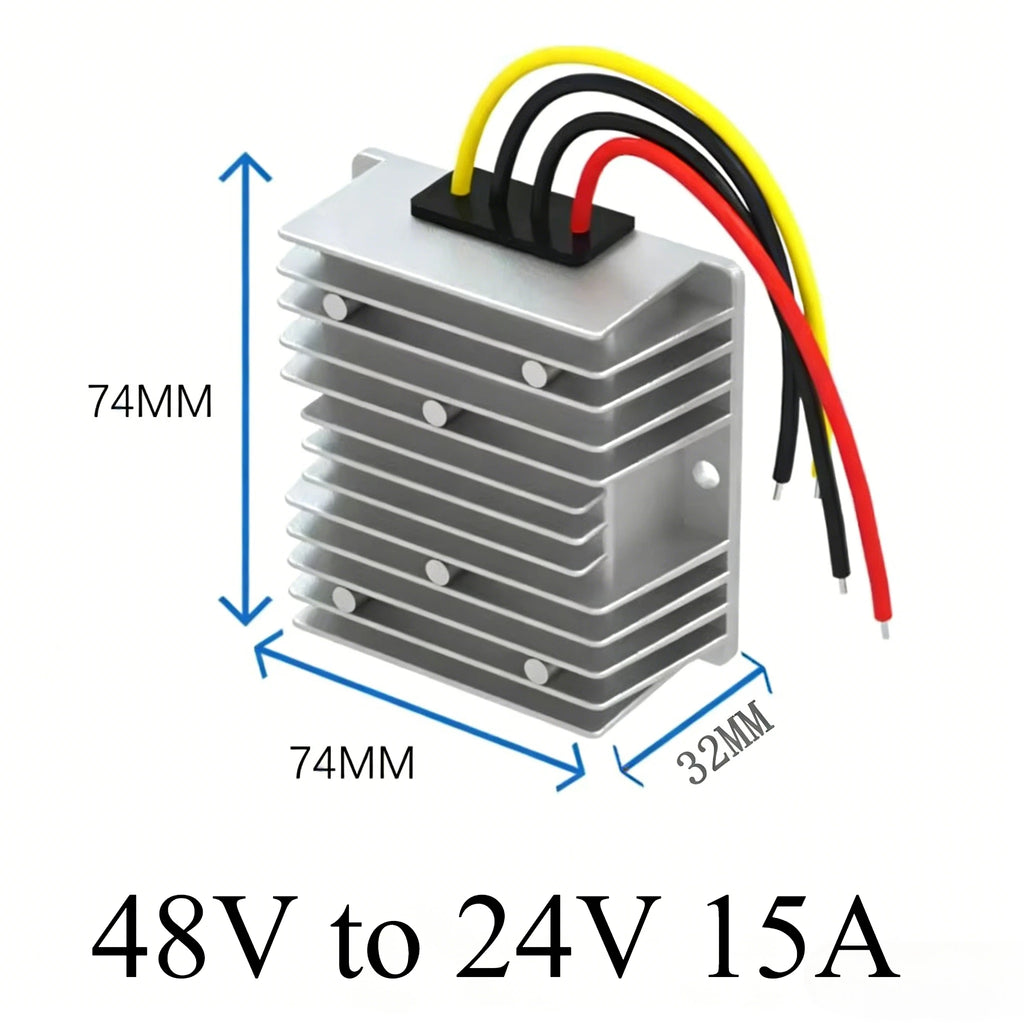 48V to 24V 5A-20A Step Down Buck DC-DC Power Converter 48 Volt to 24 Volt 5 AMP Voltage Regulator Voltage Reducer with CE RoHS Oasis Select 48V to 24V 15A 48V 24V