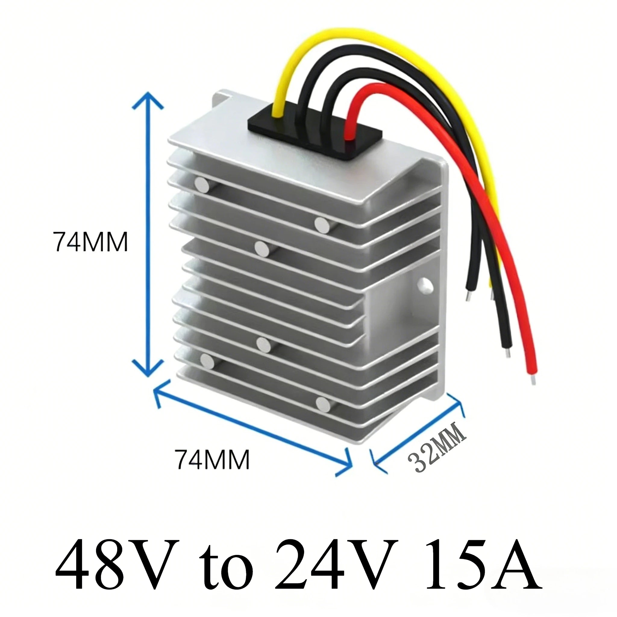 48V to 24V 5A-20A Step Down Buck DC-DC Power Converter 48 Volt to 24 Volt 5 AMP Voltage Regulator Voltage Reducer with CE RoHS Oasis Select 48V to 24V 15A 48V 24V