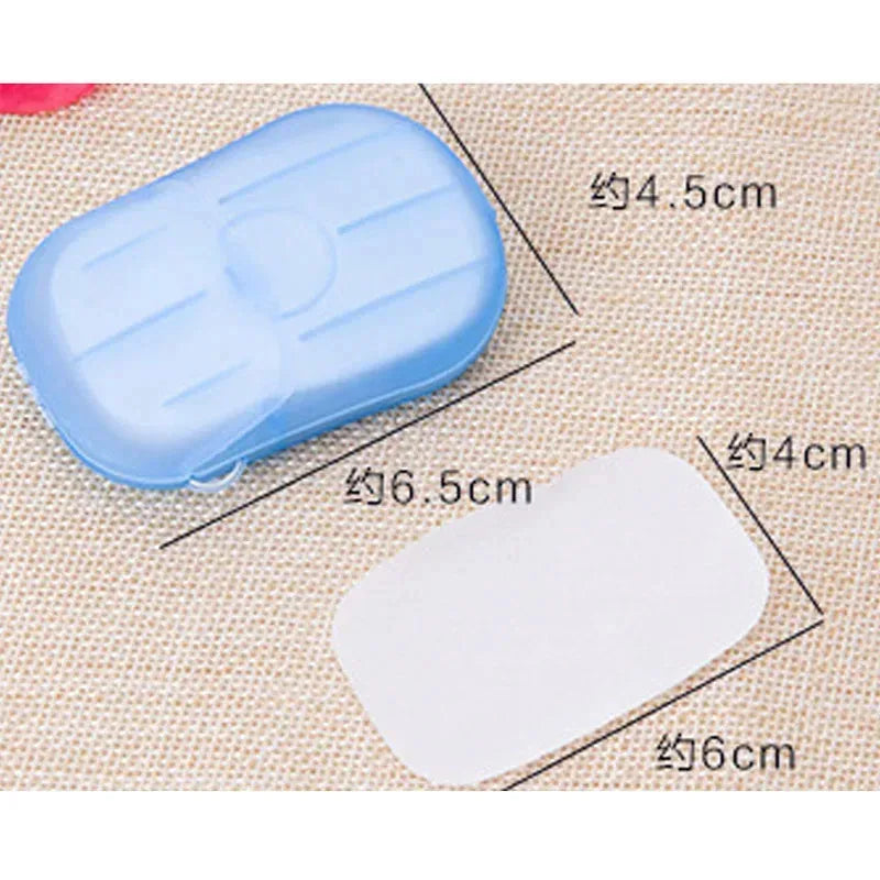 1-10pcs Portable Soap Paper Disposable Soap Paper Flakes Washing Cleaning Hand for Kitchen Toilet Outdoor Travel Camping Hiking Oasis Select