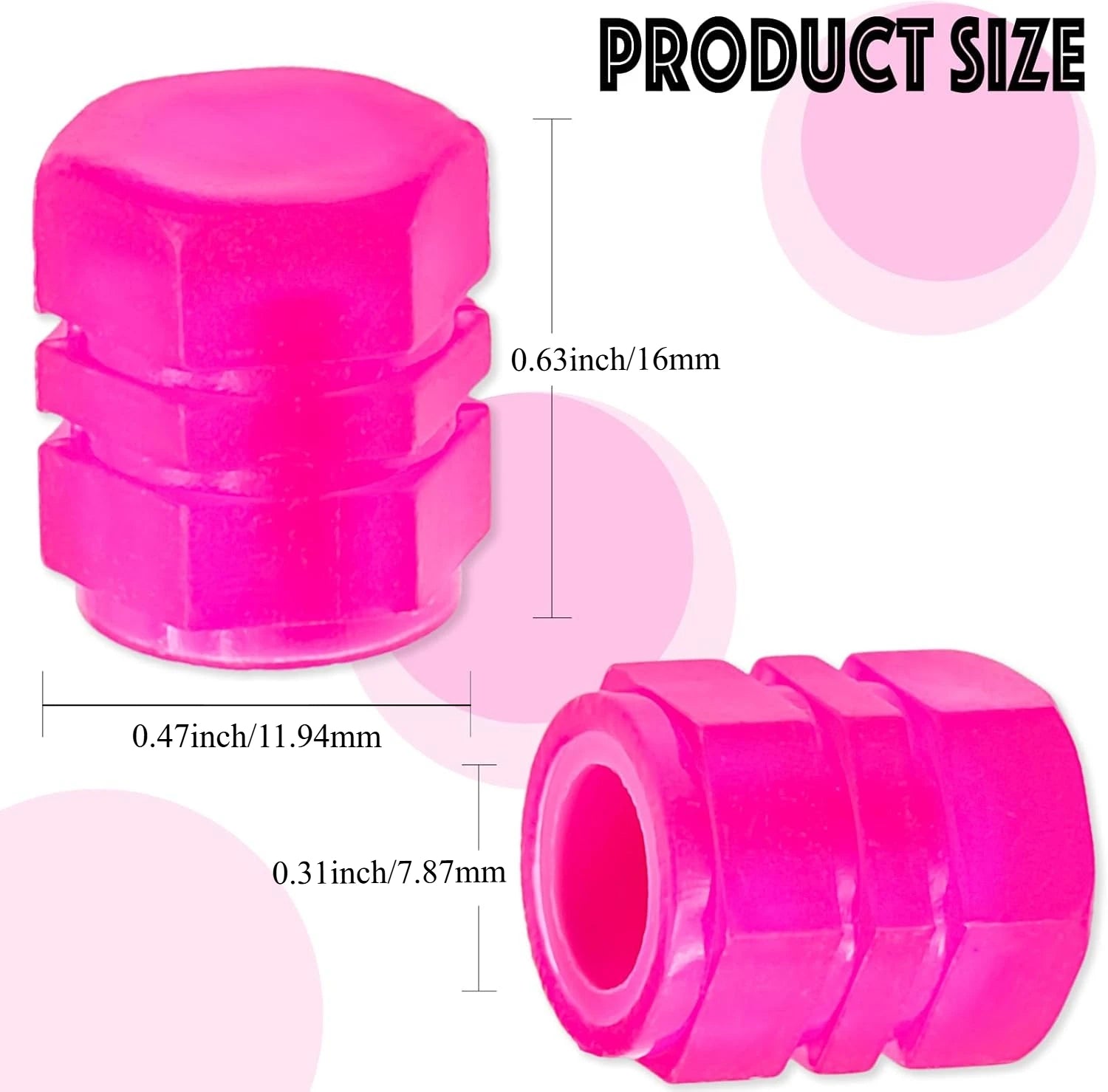 10 PCS Glow-in-the-Dark Tire Valve Stem Caps – Leak-Proof, Corrosion Resistant for Cars, Motorcycles & Bicycles Oasis Select