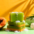Papaya Essential Oil Handmade Soap – Brightening & Hydrating Handmade Cleansing Soap Oasis Select combination papaya 100g