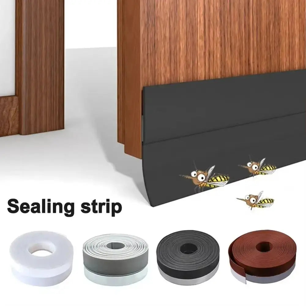 Self Adhesive Door Bottom Seal Strip Winter-Proof Dust-Proof Door Weather Stripping Strong Adhesive Noise Stopper Oasis Select