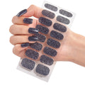new 16Tip French Glitter Foil Gel Nail Wraps UV Semi-Cured Full Cover Nail Patch Strip Sticker UV LED Lamp Gel Nail Polish Wrap Oasis Select China Mainland 02